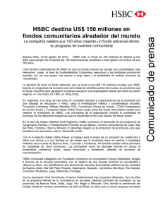 Gacetilla de Prensa: HSBC celebra 150 años