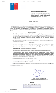 RESOLUCIÓN EXENTA Nº:6484/2015 APRUEBA  MONOGRAFÍA  DE  PROCESO  Y EXCLUYE  DEL 
