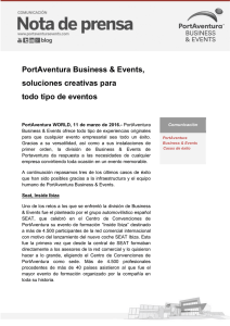 PortAventura Business &amp; Events, soluciones creativas para todo tipo de eventos
