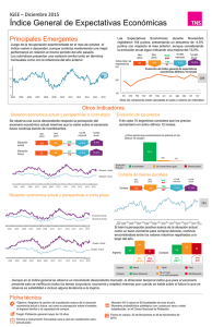 Índice General de Expectativas Económicas Principales Emergentes IGEE – Diciembre 2015