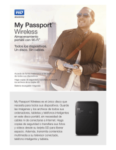 My Passport Wireless Almacenamiento portátil con Wi-Fi