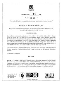 Decreto N 180 del 26 de abril de 2013