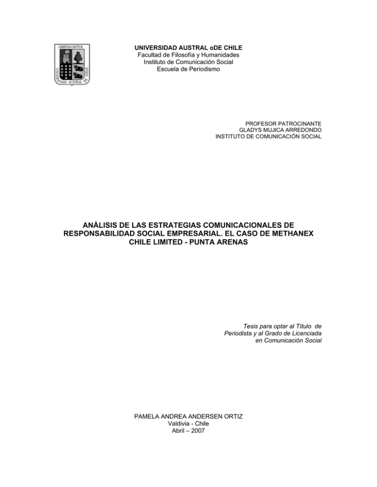 An Lisis De Las Estrategias Comunicacionales De Responsabilidad Social