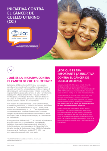 Cervical Cancer Initiative One-Pager - Spanish