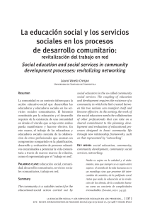 La educación social y los servicios sociales en los procesos