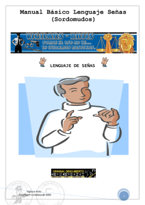 Lengua de señas Argentina manual básico