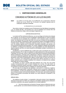 Ley 2/2013 Islas Baleares