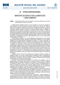 BOLETÍN OFICIAL DEL ESTADO MINISTERIO DE AGRICULTURA, ALIMENTACIÓN Y MEDIO AMBIENTE