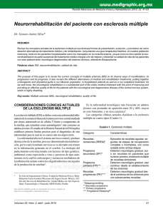 Neuorehabilitación Esclerosis  Múltiple