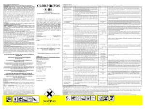 CLORPIRIFOS S 480