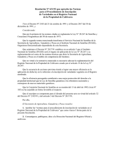 Resolución N° 631/92 que aprueba las Normas