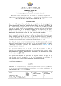 Decreto 177-11 (Reglamentacion Acuerdo 469 de 2011 - Bogota)
