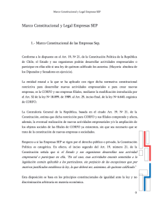 Marco Constitucional y Legal Empresas SEP