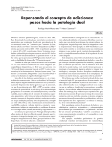 [2015] Repensando el concepto de adicciones- pasos hacia la patología dual.