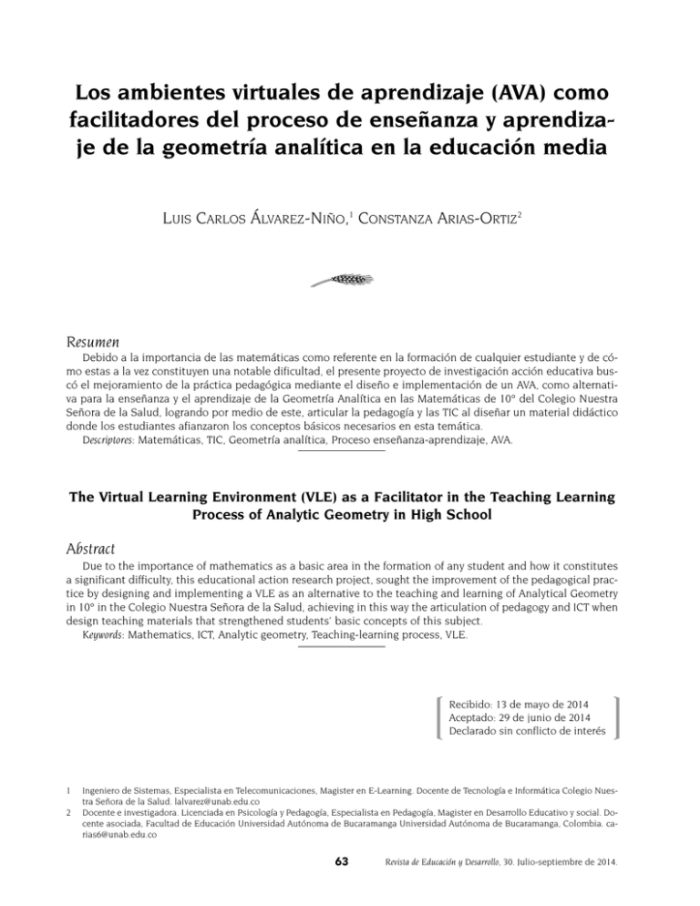 Los Ambientes Virtuales De Aprendizaje Ava Como Facilitadores Del