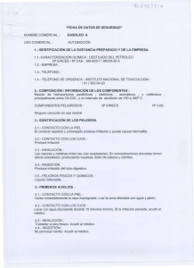 GASOLEO A 1.-IDENTIFICACION DE LA SUSTANCIA-PREPARADO Y DE LA EMPRESA.
