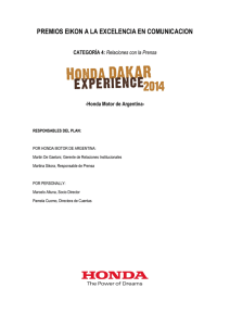 Honda Cat 4 2014