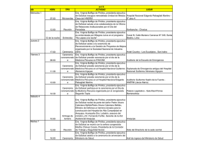 Agenda Oficial de EsSalud Octubre de 2014