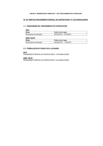Fe de Erratas Procedimiento Especial de Contratación N° 2-2015-ESSALUD/RAR
