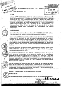 Resolución de Gerencia General N° 1217-GG-ESSALUD-2011