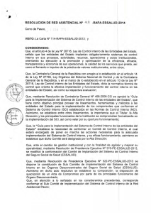 Resolución N° 043-D-RAPA-ESSALUD-2014