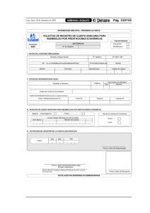 Solicitud de Registro de Cuenta Bancaria para Reembolso por Prestaciones Económicas