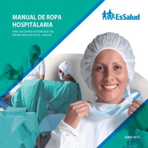 Manual de Ropa Hospitalaria para los Centros Asistenciales de EsSalud a Nivel Nacional 2014