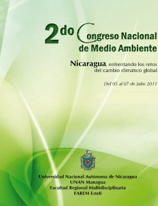 Memoria del II Congreso Nacional de Medio Ambiente