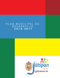 PLAN MUNICIPAL DE DESARROLLO 2014-2017 1