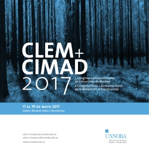 Congreso UNNOBA CLEM+CIMAD2017