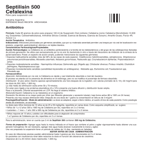 Septilisin 500 Cefalexina Antibiótico