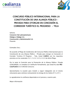 Carta Precalificación Consorcio Vial Latinoamericano