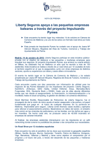 Liberty Seguros apoya a las pequeñas empresas Pymes