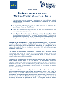 Santander acoge el proyecto ‘Movilidad Senior, el camino de todos’ ►