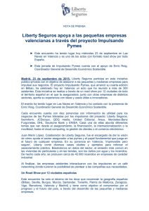 Liberty Seguros apoya a las pequeñas empresas Pymes