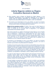 Liberty Seguros celebra su Órgano Consultivo Nacional en Madrid