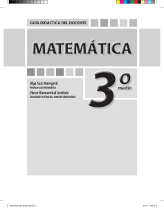 Olga Saiz Maregatti Viktor Blumenthal Gottlieb GUÍA dIdÁctIcA dEL docEntE Profesora de Matemática