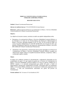 Informe de Auditoría Interna Nº IUAI/TCP/08/2014