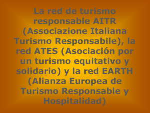 La red de turismo responsable AITR (Asociacion Italiana de Turismo Responsable)