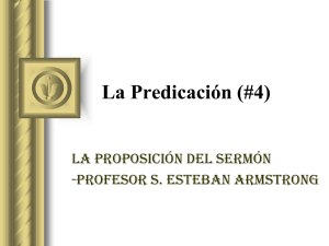 IBBA107-05-ppt  La Predicación Bíblica Proposicion