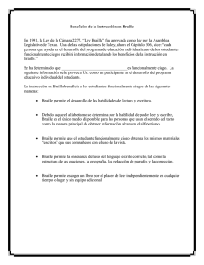 Benefits of Braille Instruction (Spanish)