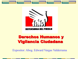 Derechos Humanos y Vigilancia Ciudadana (ppt)