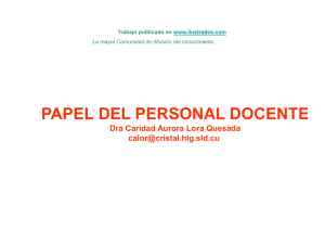 Papel del personal docente (ppt)
