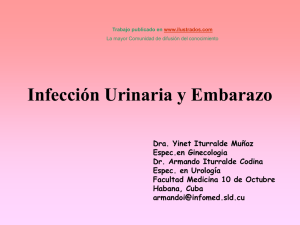 Infeccion Urinaria y Embarazo (ppt)