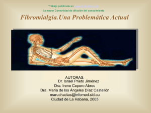 Fibromialgia una problematica actual (ppt)