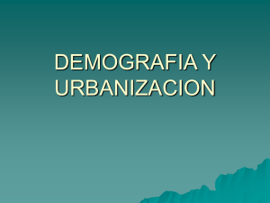 demografia y urbanizacion