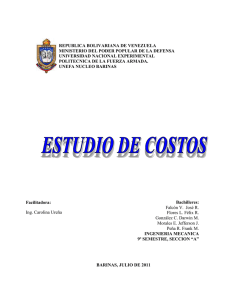 ESTUDIO DE COSTOS