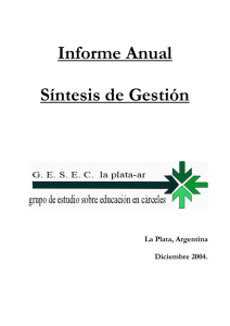 Informe de Gestión 2004