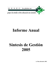 Informe de Gestión 2005