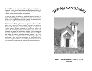 Reseña Santuario Santa Teresita de los Andes